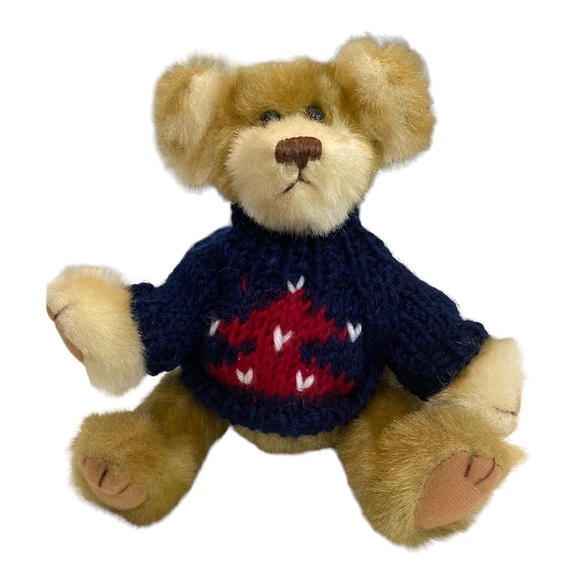 T.C. Dawson by Fiesta Muffin Stuffed Jointed Dog with Christmas Holiday Sweater - Picture 1 of 9
